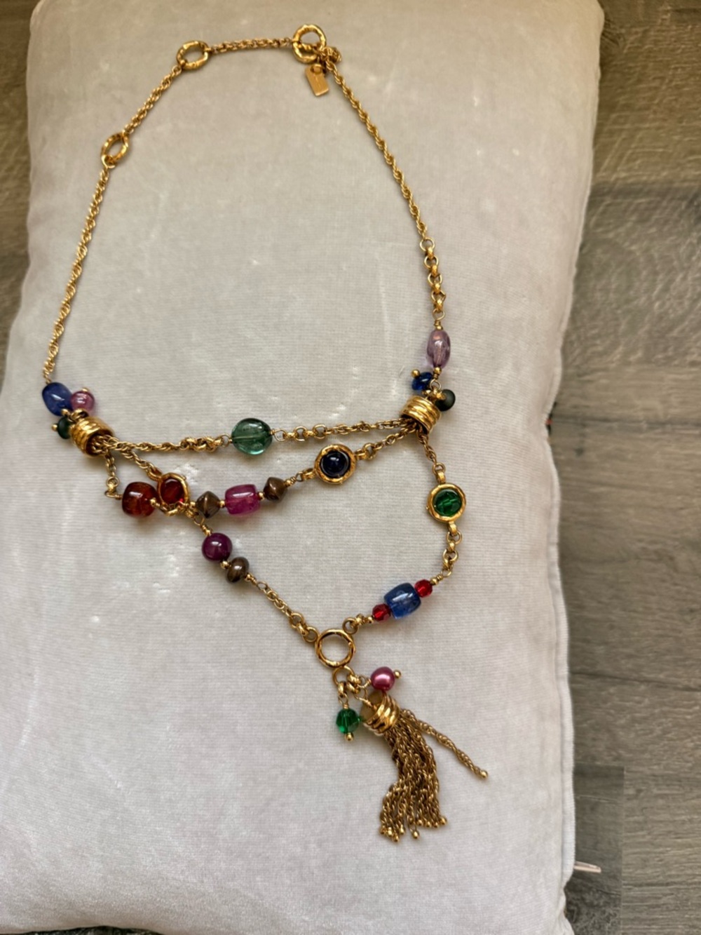 ✨ NEW CHLOE Pompoms bead-embellished necklace - Picture 6 of 6